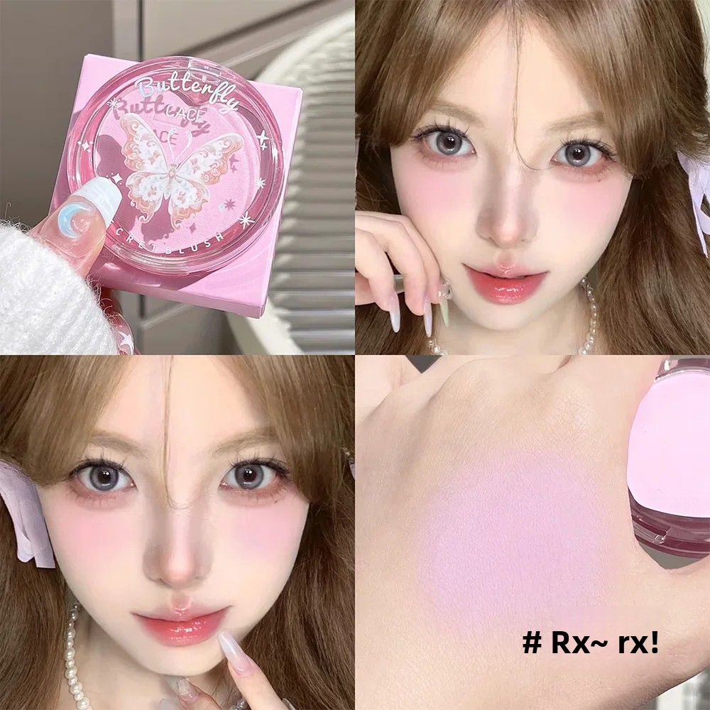 Beauty Makeup Looks - 로맨틱 버터플라이 3색 블러쉬 팔레트 치크