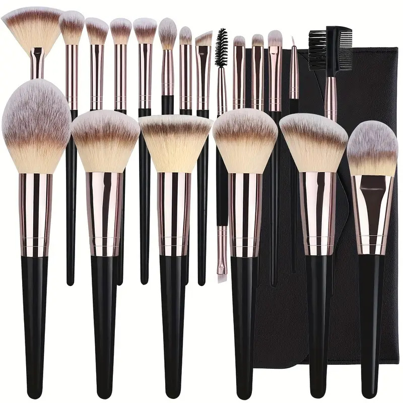 Beauty Luxe Makeup - 럭스 메이크업 브러쉬 세트 부드럽고 푹신한