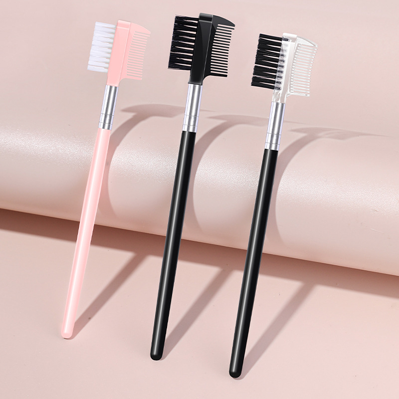 Makeup Beauty Ro - 듀얼 헤드 눈썹 빗 메이크업 브러쉬