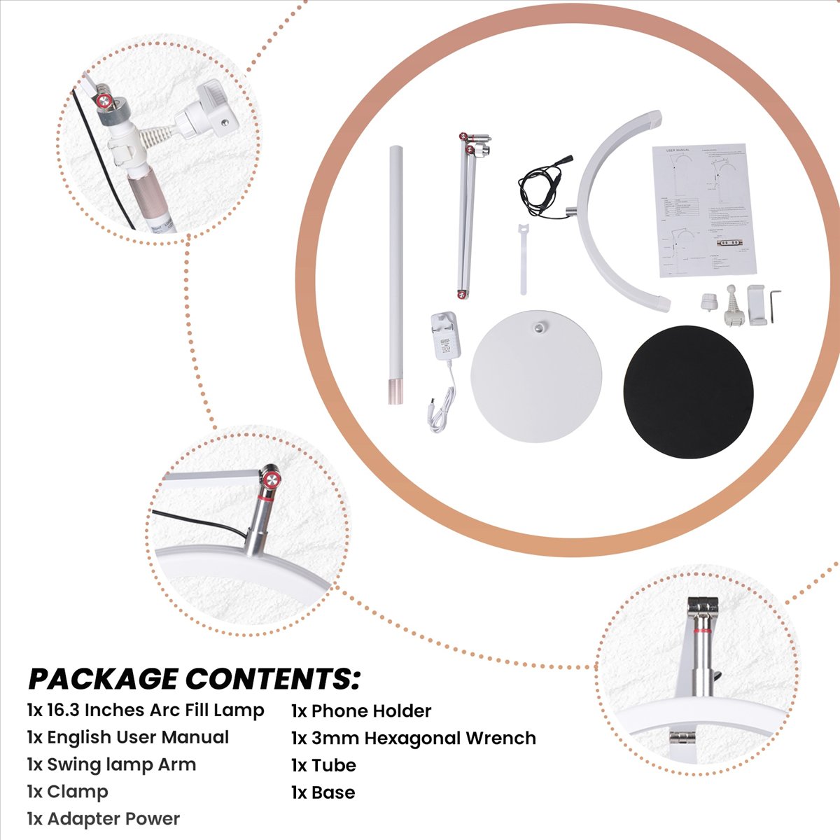 Beauty Makeup Uk - MYdaY- 16인치 2 in 1 뷰티