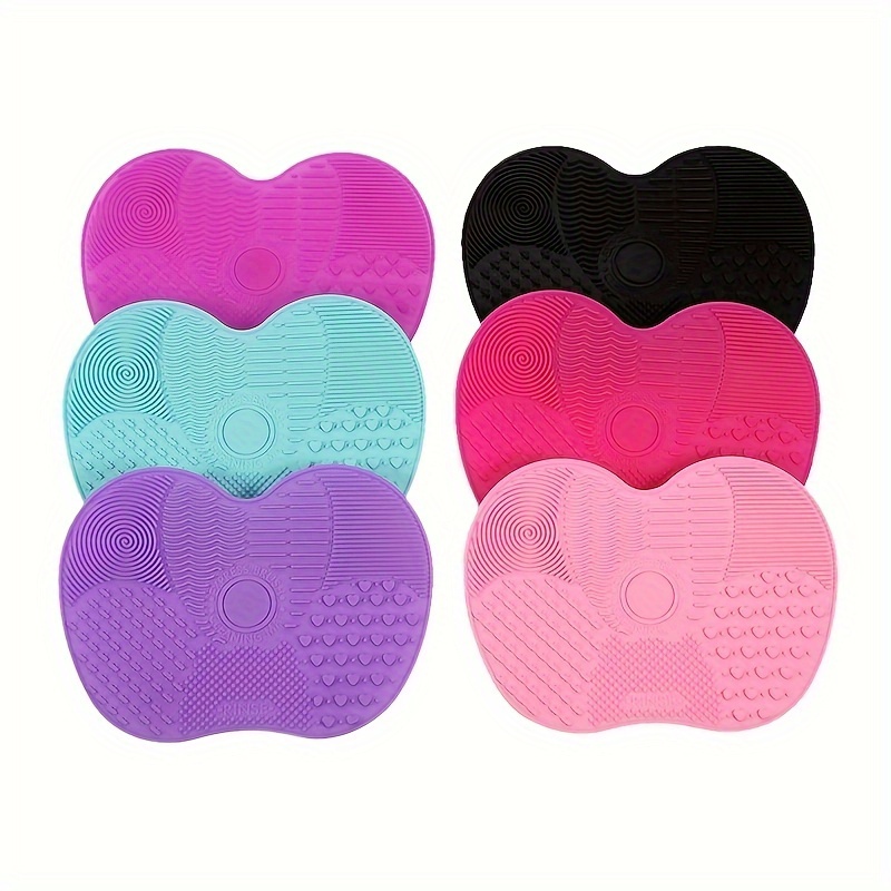 흡착컵이 있는 실리콘 사과 모양 메이크업 브러쉬 세척  - Makeup Brush Set 리뷰 및 가격