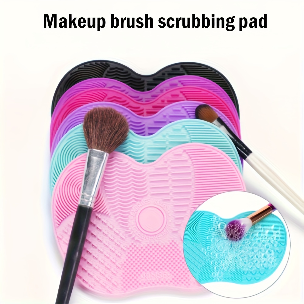흡착컵이 있는 실리콘 사과 모양 메이크업 브러쉬 세척  - Makeup Brush Set 리뷰 및 가격