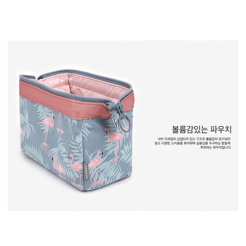 새로운 유행 여성용 방수 플라밍고 화장품 가방, 여행용 - Makeup Beauty Necessaire 리뷰 및 가격