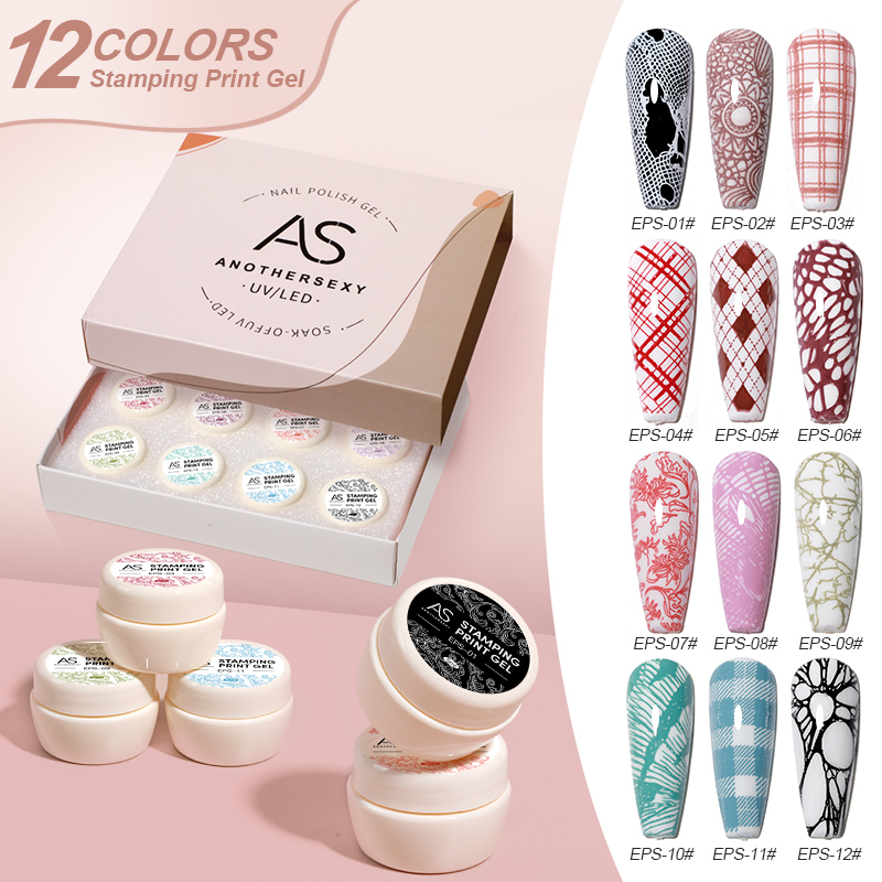 네일 스탬핑 젤 폴리쉬 세트 블랙 화이트 레드 블루 네 - Nail Art Stamping Kit 리뷰 및 가격