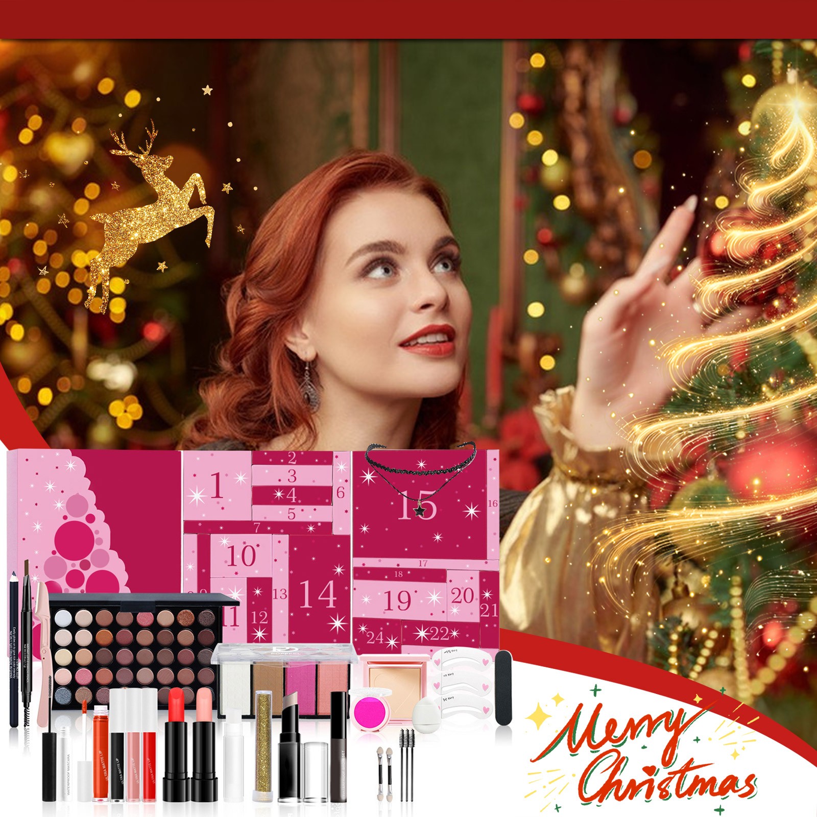 여아용 메이크업 강림절 달력 서프라이즈 블라인드 박스, - Beauty Makeup Advent Calendar 리뷰 및 가격
