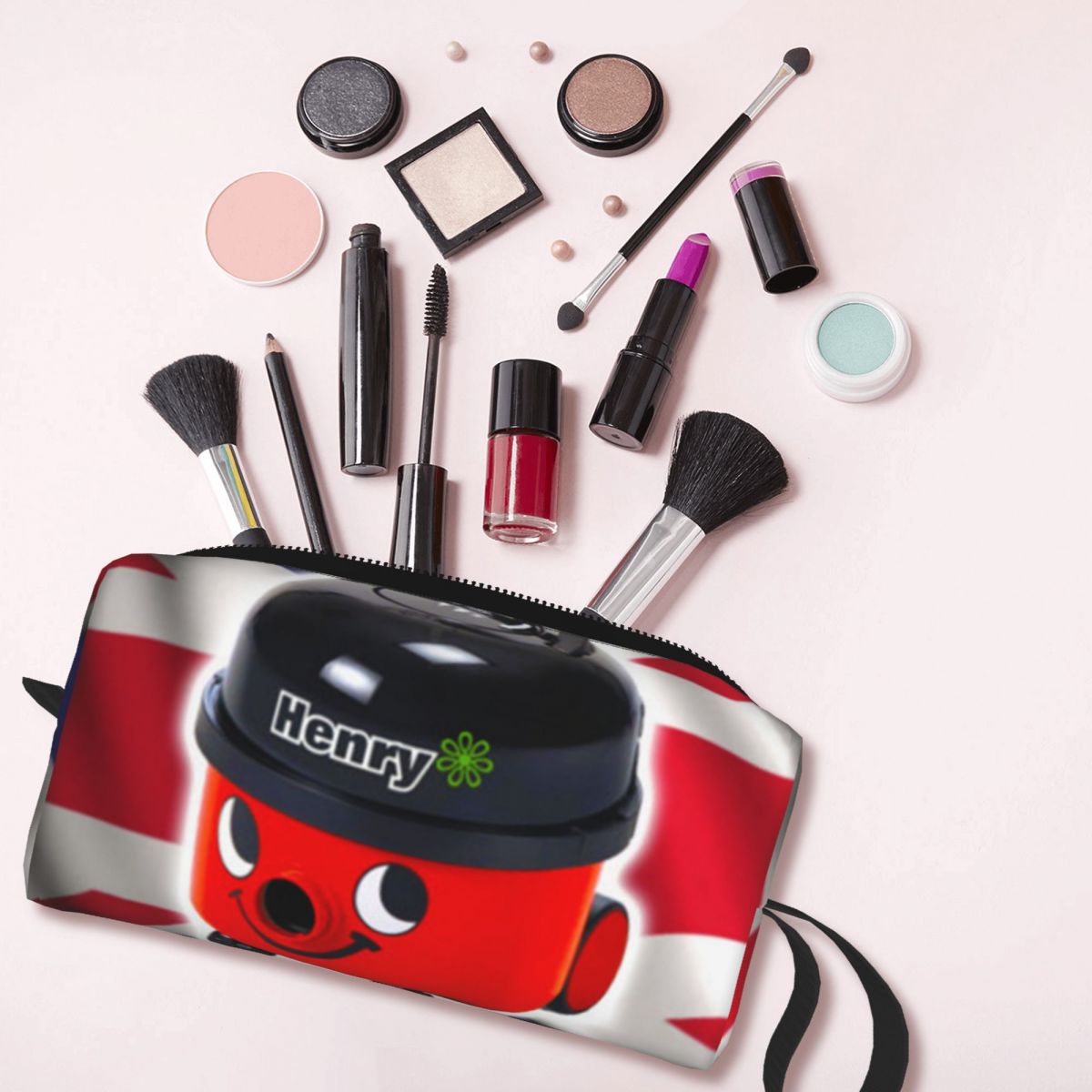 영국 국기가 있는 헨리 후버 메이크업 가방 여성용 화장 - Beauty Makeup Uk 리뷰 및 가격