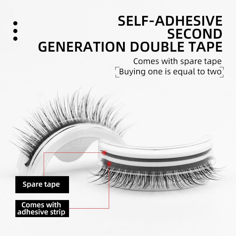 3D 인조 속눈썹 셀프 접착 크리스탈 박스 자연스러운  - Beauty Makeup Looks 리뷰 및 가격