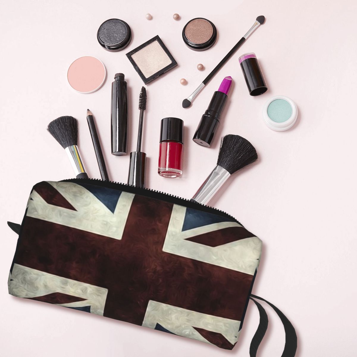 영국의 유니온 잭 국기 메이크업 가방 화장품 정리함 여 - Beauty Makeup Uk 리뷰 및 가격