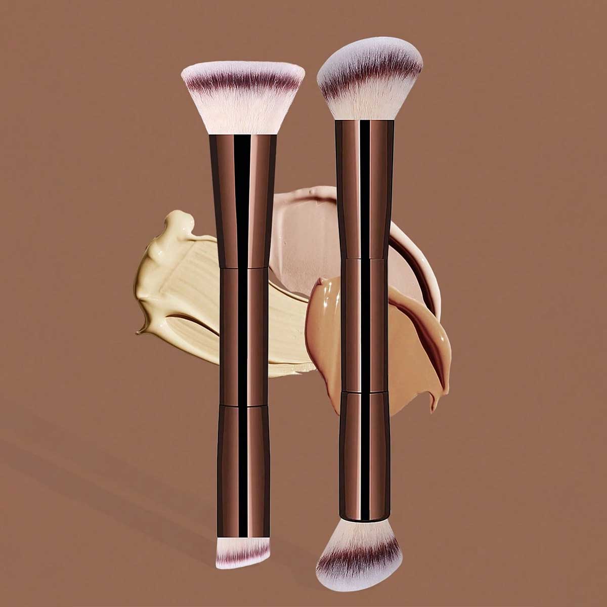 휴대용 여행용 듀얼 헤드 메이크업 브러쉬 2PCS 소프 - Makeup Beauty Ro 리뷰 및 가격