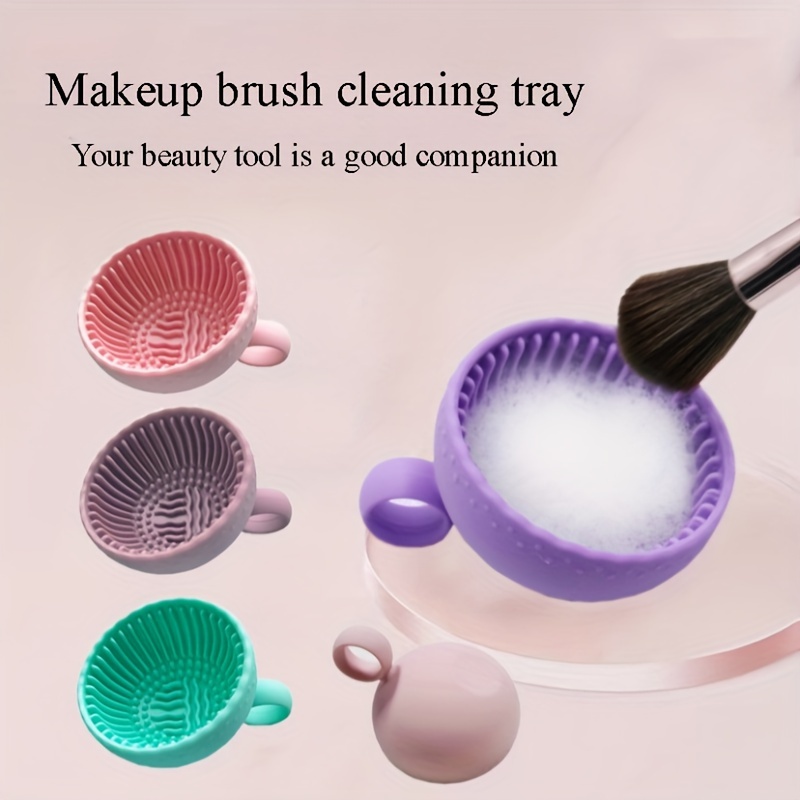 페이셜 메이크업 볼 실리콘 파우더 퍼프 클리닝 볼 메이 - Beauty Makeup Brushes 리뷰 및 가격