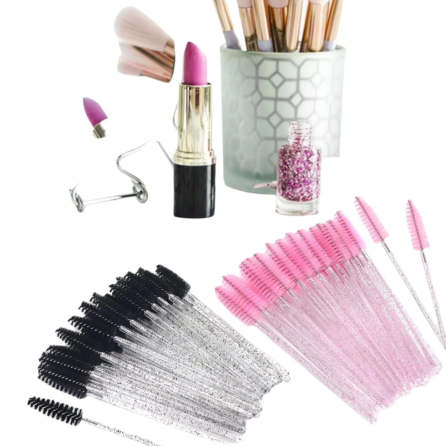 500개 속눈썹 브러쉬 완드, 뷰티 살롱 메이크업 도구 - Beauty Makeup Brushes 리뷰 및 가격