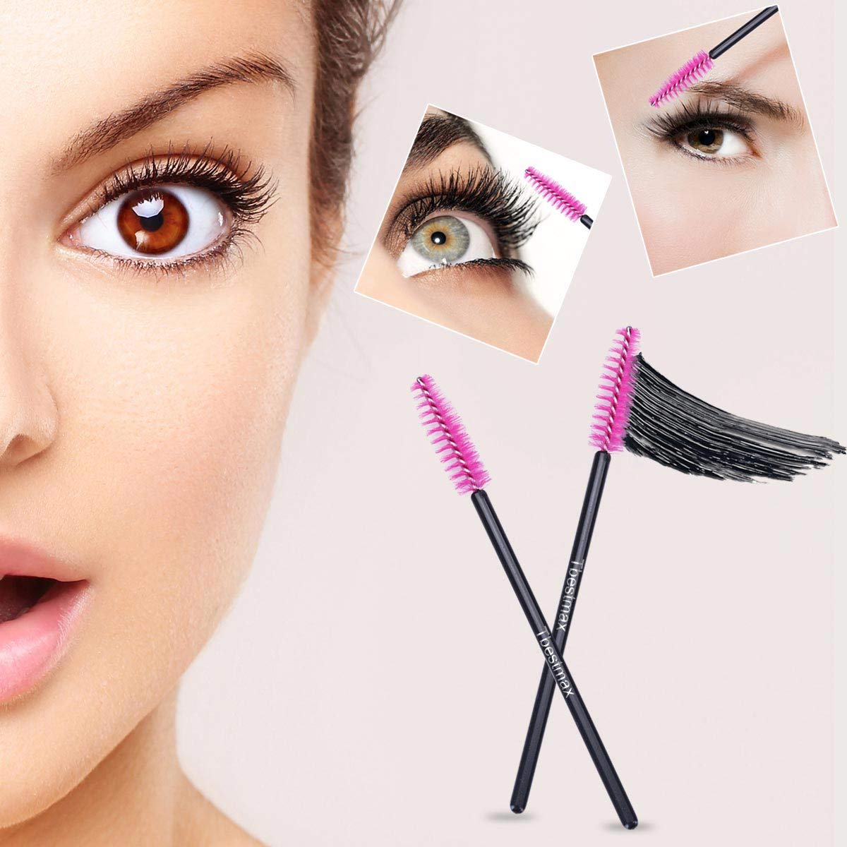 500개 속눈썹 브러쉬 완드, 뷰티 살롱 메이크업 도구 - Beauty Makeup Brushes 리뷰 및 가격