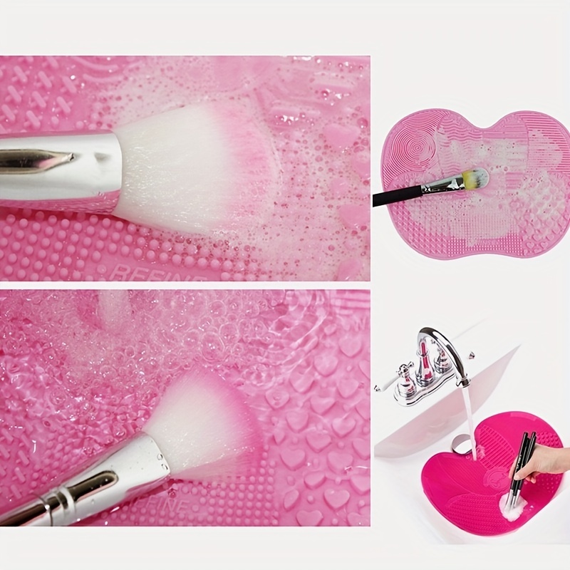 효과적인 화장품 도구 청소를 위한 흡입 컵이 있는 1P - Makeup Brush Set 리뷰 및 가격
