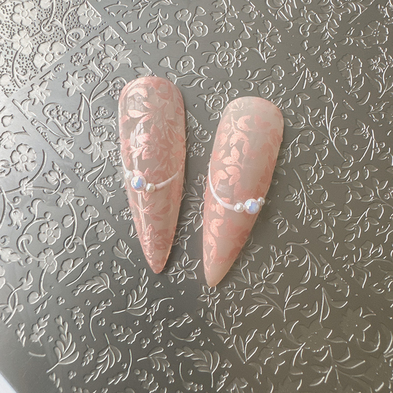 XMQ 네일 아트 스탬핑 플레이트 꽃 템플릿 잎 이미지 - Nail Art Stamping Kit 리뷰 및 가격