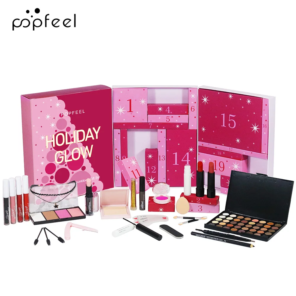 크리스마스 카운트다운 메이크업 세트, 립스틱 블러쉬 아 - Beauty Makeup Advent Calendar 리뷰 및 가격
