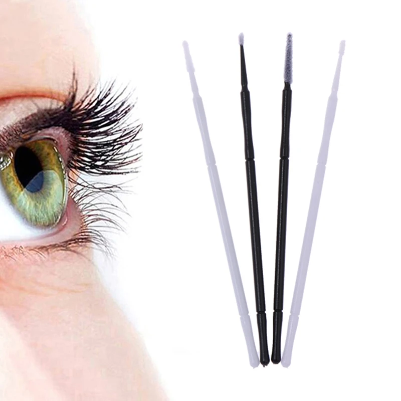 100Pcs 전문 일회용 속눈썹 연장 마이크로 브러쉬  - Makeup Beauty Ro 리뷰 및 가격