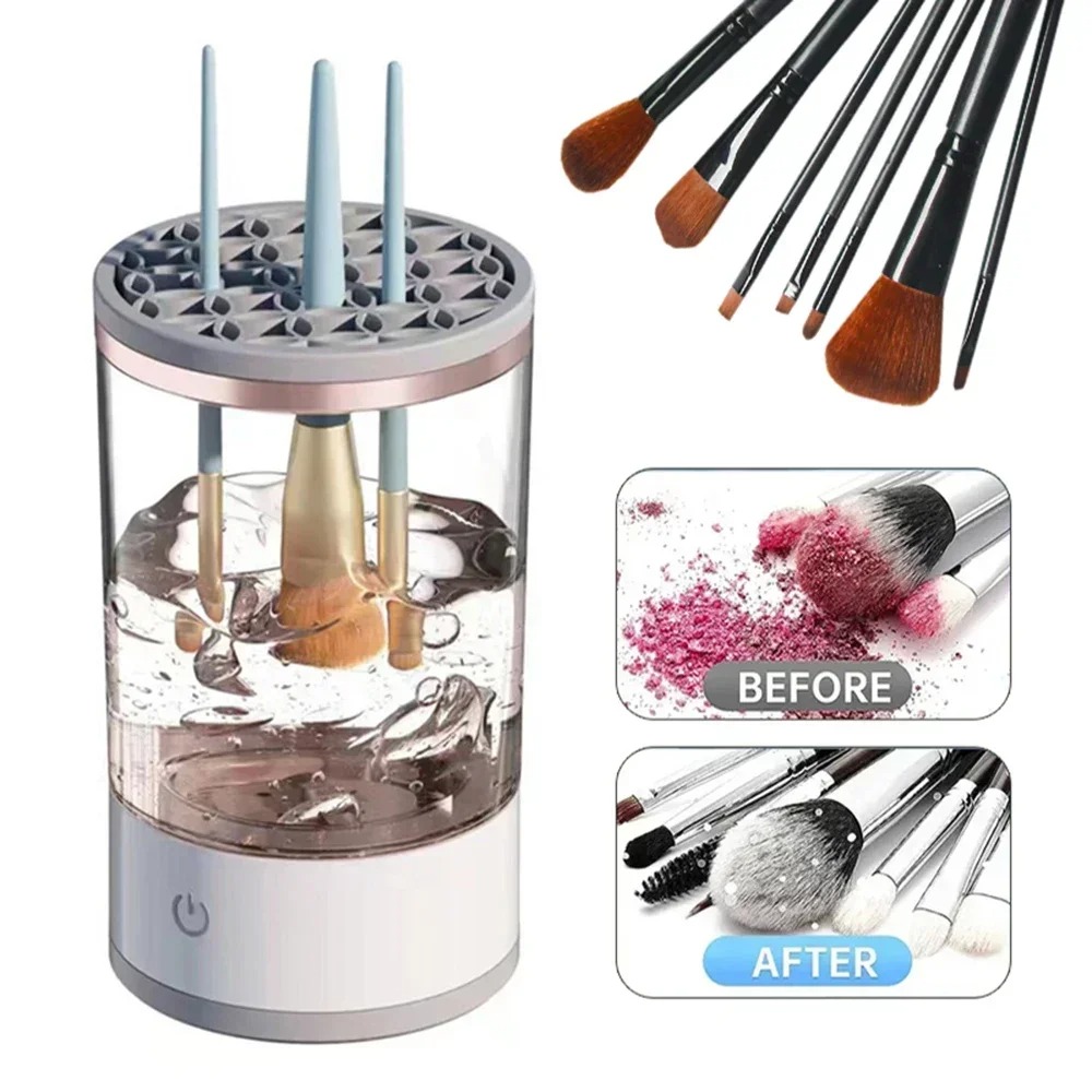 휴대용 USB 플러그 전동 메이크업 브러쉬 클리너 (고 - Makeup Brush Set 리뷰 및 가격