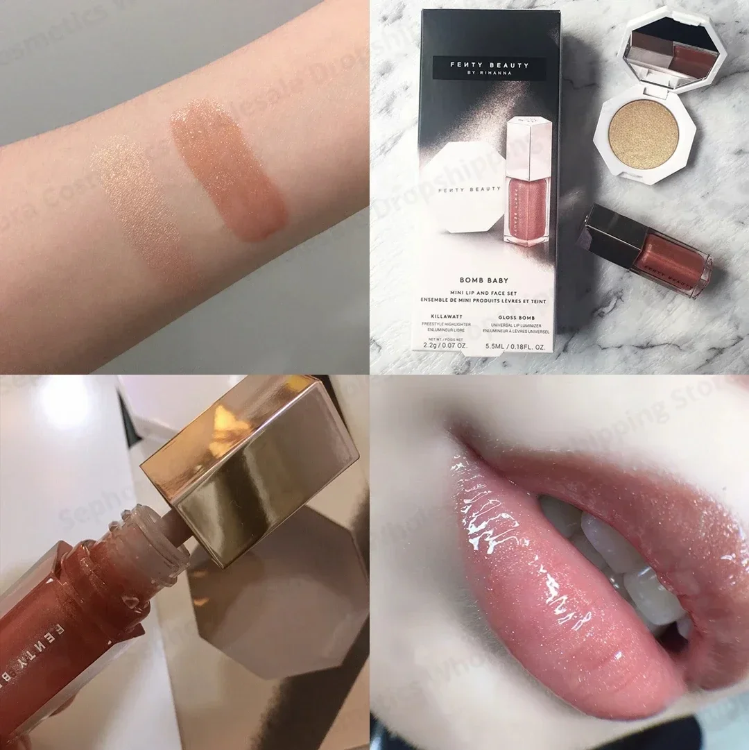 펜티 뷰티 립글로스 2 in 1 세트 미러 모이스춰라이 - Huda Beauty Makeup Set 리뷰 및 가격