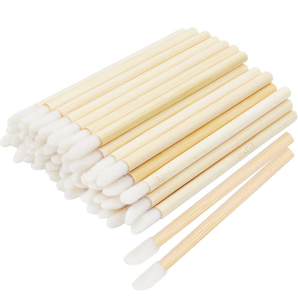 100Pcs 나무 립스틱 어플리케이터 일회용 립 브러쉬 - Makeup Brush Set 리뷰 및 가격