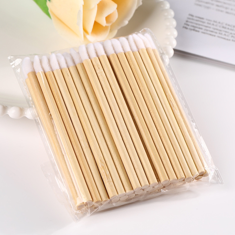 100Pcs 나무 립스틱 어플리케이터 일회용 립 브러쉬 - Makeup Brush Set 리뷰 및 가격