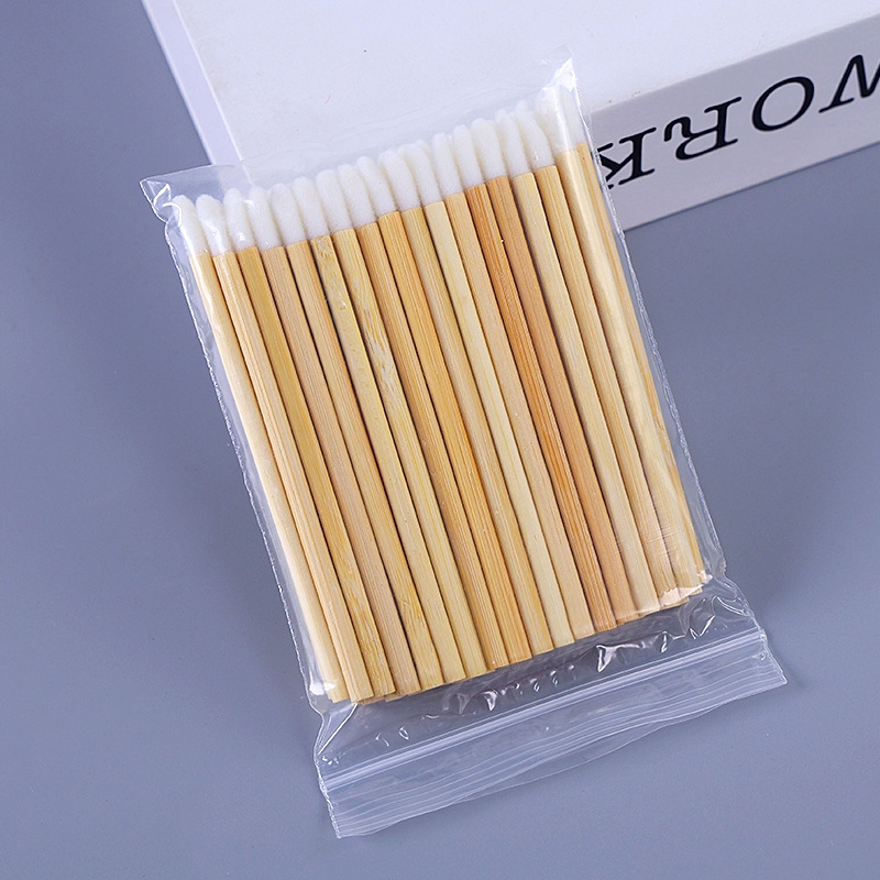 100Pcs 나무 립스틱 어플리케이터 일회용 립 브러쉬 - Makeup Brush Set 리뷰 및 가격