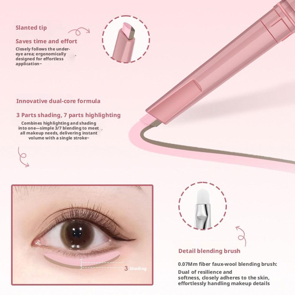 투톤 에이교살 스틱 1개 휴대용 듀얼 엔드 컨투어 하이 - Makeup Brush Set 리뷰 및 가격