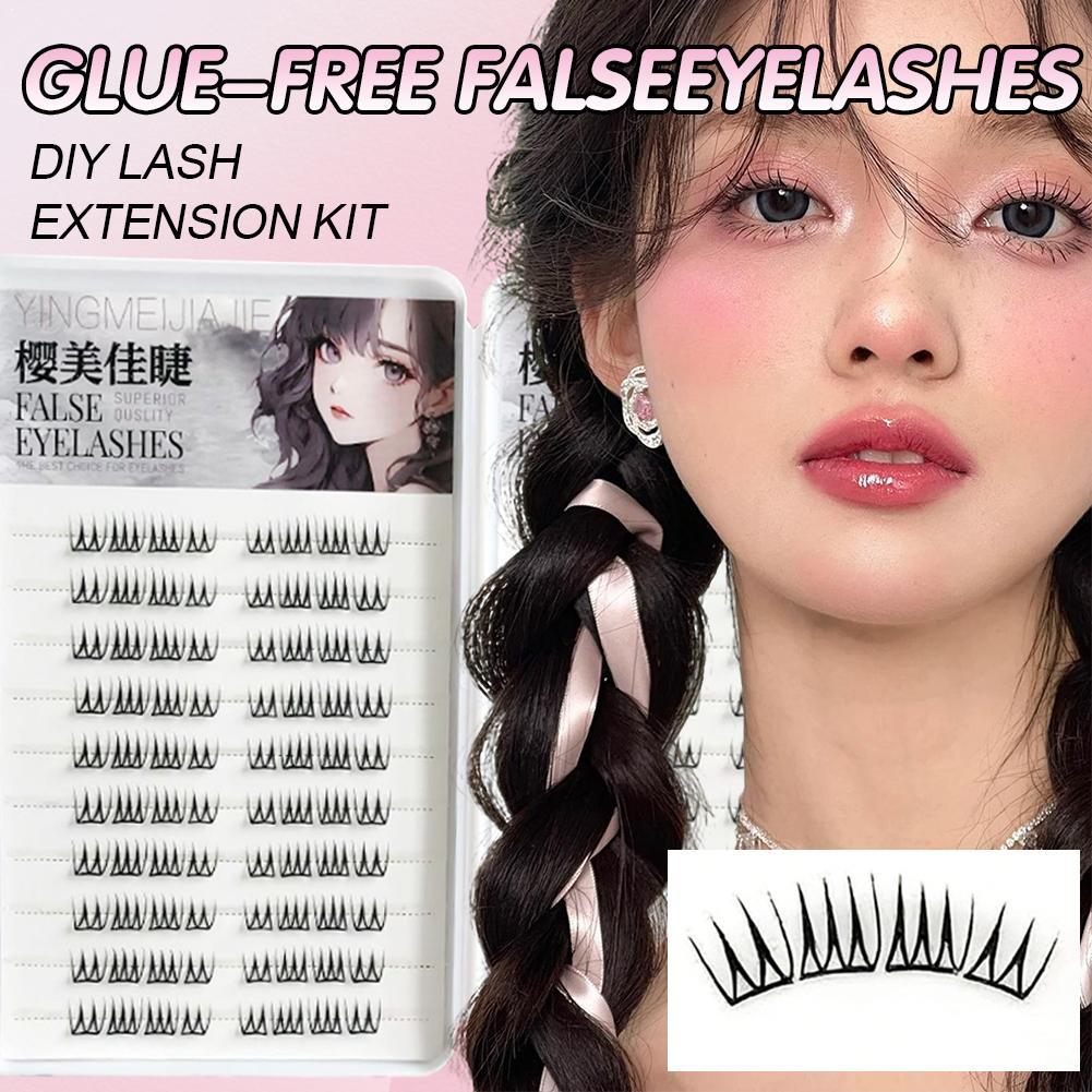 DIY 셀프 접착 인조 속눈썹 개별 속눈썹 자연스러운  - Beauty Makeup Looks 리뷰 및 가격