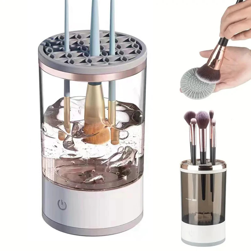 USB 플러그 휴대용 전동 메이크업 브러쉬 클리너 (고 - Makeup Brush Set 리뷰 및 가격