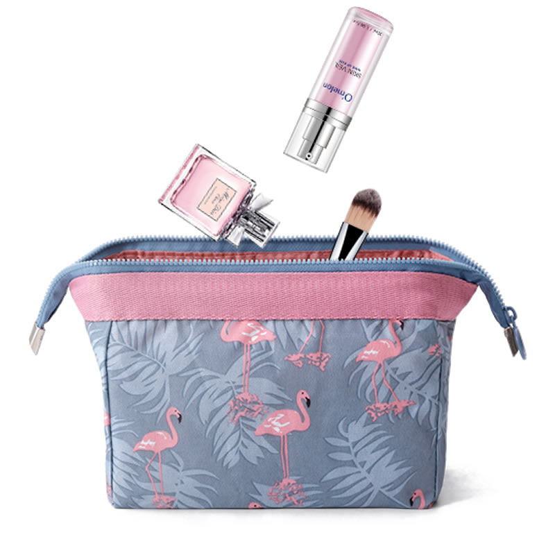 여성 여행 동물 플라밍고 메이크업 가방 소녀 화장품 가 - Makeup Beauty Necessaire 리뷰 및 가격