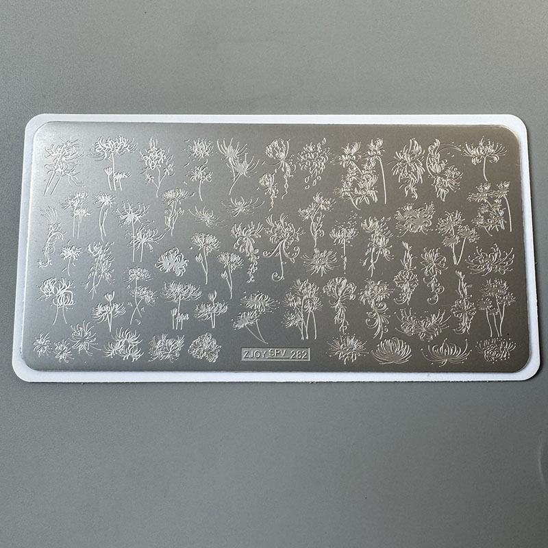 XMQ 네일 아트 스탬핑 플레이트 로즈 템플릿 이미지  - Nail Art Stamping Kit 리뷰 및 가격
